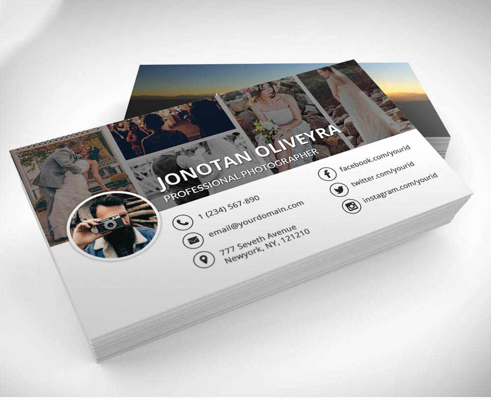 Social Media Business Card Template Free from dsignclub.com